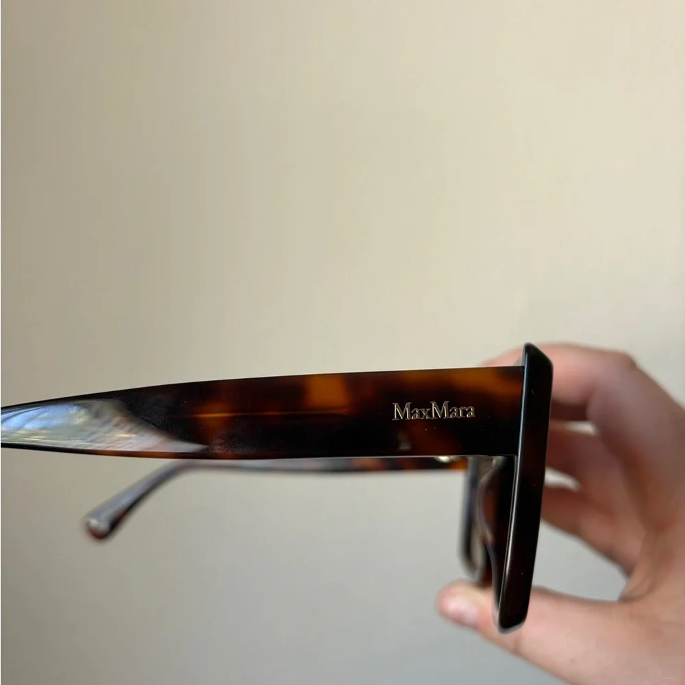Max Mara logo 6 MM0024 tortoise sunglasses, brand new